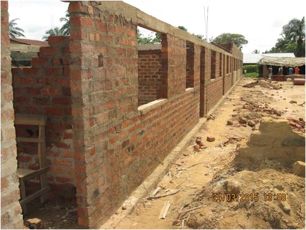 New Lutshuadi school construction